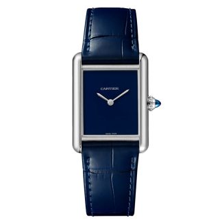 Cartier Tank Must Watch Duży model Wysoka autonomia Mechanizm kwarcowy Stalowa koperta WSTA0114