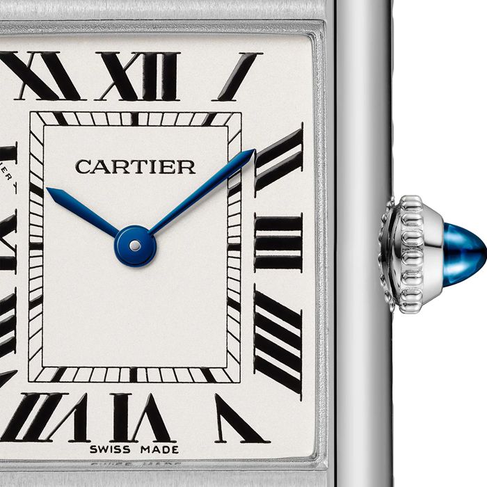 Cartier Tank Must Watch Mały model Mechanizm kwarcowy Stalowa koperta WSTA0107 - obrazek 2