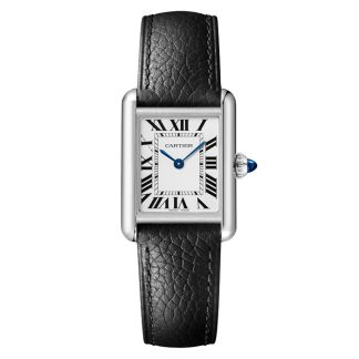 Cartier Tank Must Watch Mały model SolarBeat Mechanizm fotowoltaiczny Stalowa koperta WSTA0119