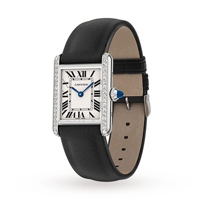 Cartier Tank Must Zegarek Mały model Mechanizm kwarcowy Stal W4TA0016 - obrazek 2