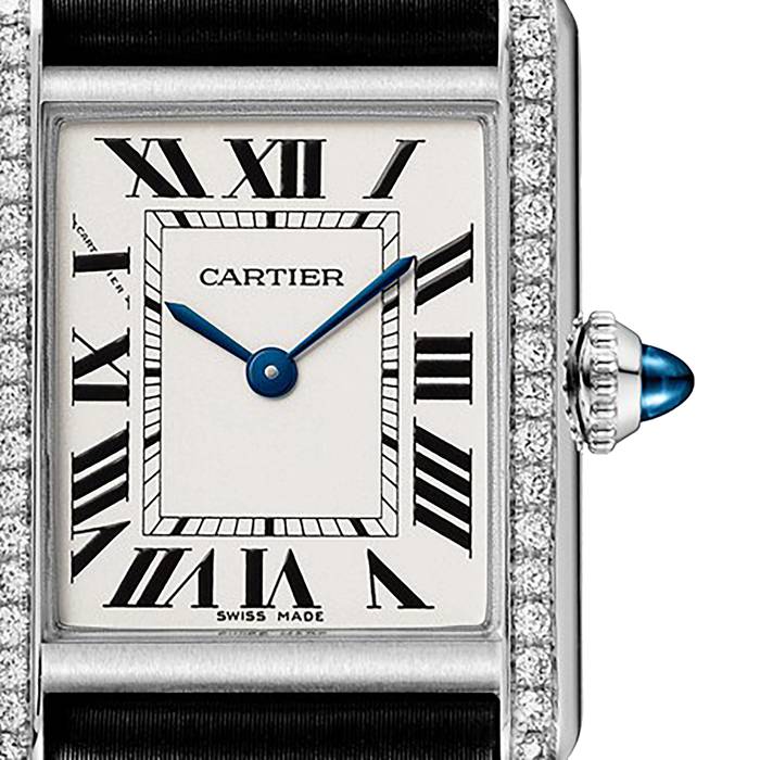 Cartier Tank Must Zegarek Mały model Mechanizm kwarcowy Stal W4TA0016 - obrazek 5