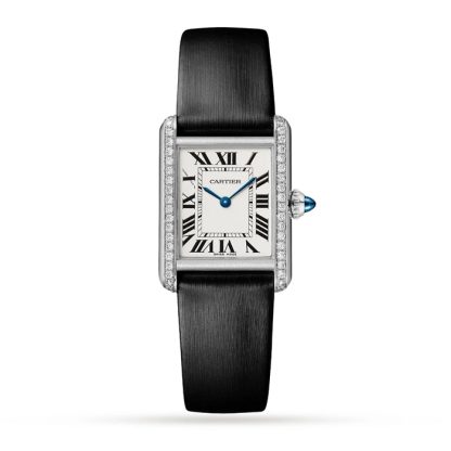 Cartier Tank Must Zegarek Mały model Mechanizm kwarcowy Stal W4TA0016