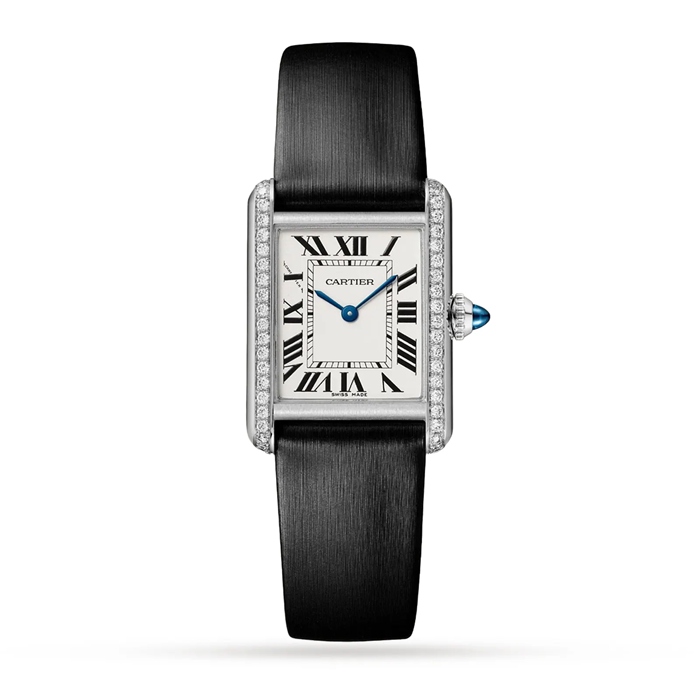 Cartier Tank Must Zegarek Mały model Mechanizm kwarcowy Stal W4TA0016