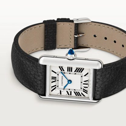 Cartier Tank Must mały model Wysoki autonomiczny mechanizm kwarcowy Stalowa koperta WSTA0135 - obrazek 3