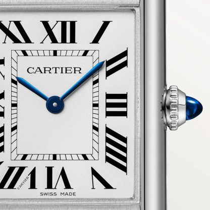 Cartier Tank Must zegarek duży model SolarBeat mechanizm fotowoltaiczny koperta stalowa WSTA0138 - obrazek 2