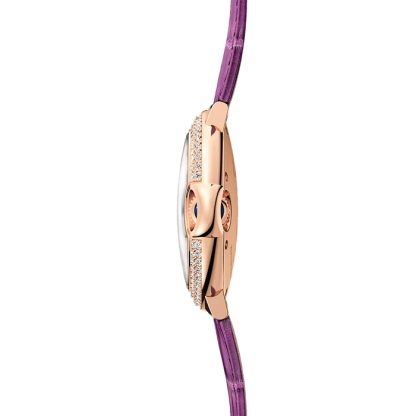 Cartier ballon Bleu De Cartier Zegarek 33mm Automatyczny mechanizm Różowe złoto Diamenty Skóra WE902066 - obrazek 2