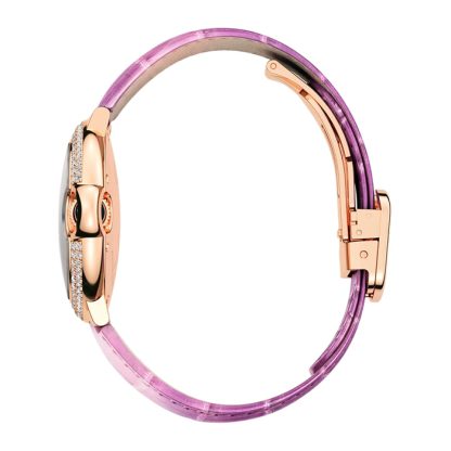 Cartier ballon Bleu De Cartier Zegarek 33mm Automatyczny mechanizm Różowe złoto Diamenty Skóra WE902066 - obrazek 4
