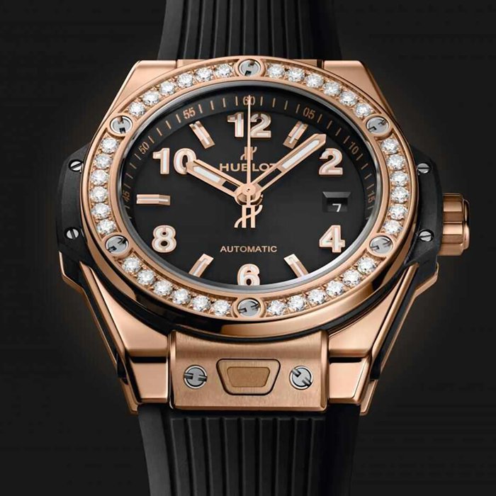 Hublot Big Bang One Click King Gold Diamonds 33mm Zegarek 485.OX.1180.RX.1204 - obrazek 2