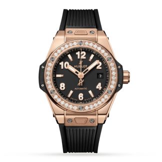 Hublot Big Bang One Click King Gold Diamonds 33mm Zegarek 485.OX.1180.RX.1204