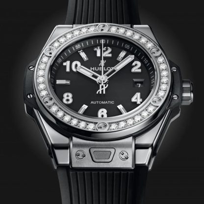 Hublot Big Bang One Click Steel Diamonds 33mm Zegarek 485.SX.1170.RX.1204 - obrazek 2