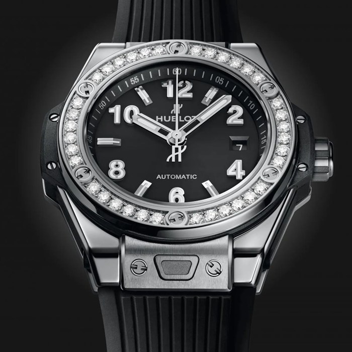 Hublot Big Bang One Click Steel Diamonds 33mm Zegarek 485.SX.1170.RX.1204 - obrazek 2