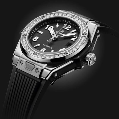 Hublot Big Bang One Click Steel Diamonds 33mm Zegarek 485.SX.1170.RX.1204 - obrazek 4