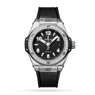 Hublot Big Bang One Click Steel Diamonds 33mm Zegarek 485.SX.1170.RX.1204