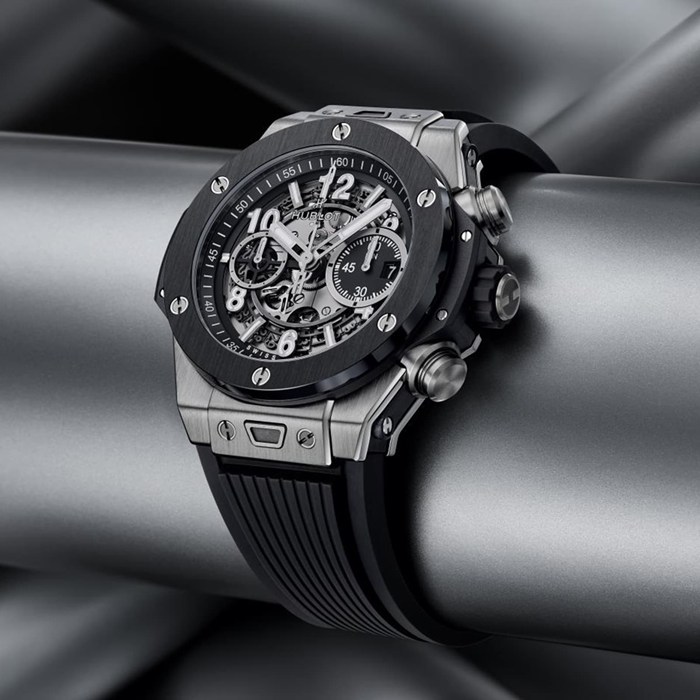 Hublot Big Bang Unico Titanium 44mm Zegarek męski 421.NM.1170.RX - obrazek 3