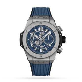Hublot Big Bang Unico Titanium Blue 44mm Zegarek męski 421.NX.5170.RX