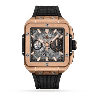 Hublot Square Bang Unico King Gold 42mm Zegarek męski 821.OX.0180.RX