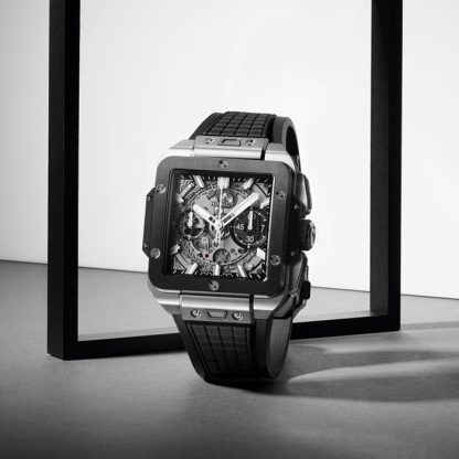Hublot Square Bang Unico Titanitum Ceramic 42mm Zegarek męski 821.NM.0170.RX - obrazek 3