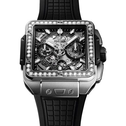 Hublot Square Bang Unico Titanium Diamonds 42mm 821.NX.0170.RX.1204 - obrazek 2