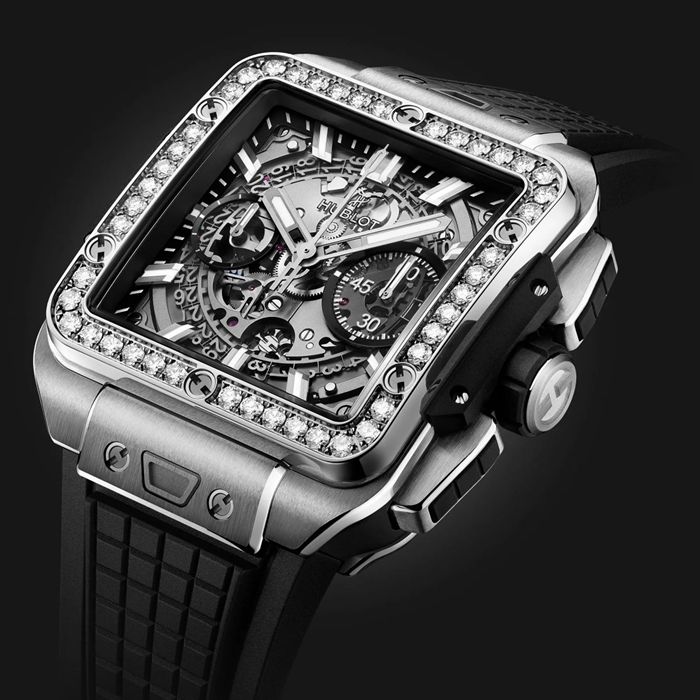 Hublot Square Bang Unico Titanium Diamonds 42mm 821.NX.0170.RX.1204 - obrazek 3