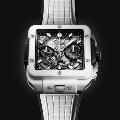 Hublot Square Bang Unico White Ceramic 42mm 821.HX.0170.RX - obrazek 3