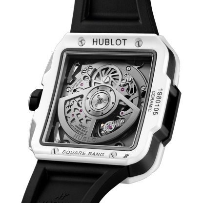 Hublot Square Bang Unico White Ceramic 42mm 821.HX.0170.RX - obrazek 5