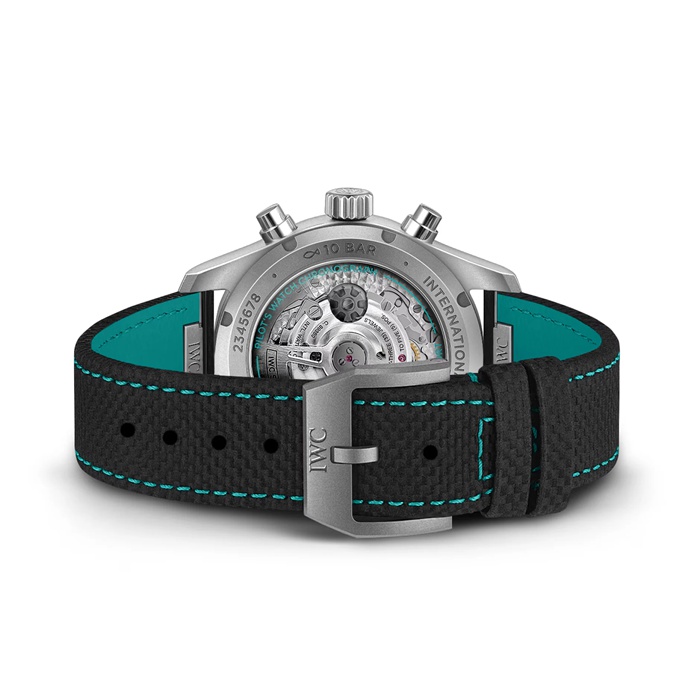 IWC Pilot Chronograph Mercedes AMG Petronas Formula One Team 41mm Zegarek męski Czarny IW388108 - obrazek 4