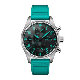 IWC Pilot Chronograph Mercedes AMG Petronas Formula One Team 41mm Zegarek męski Czarny IW388108