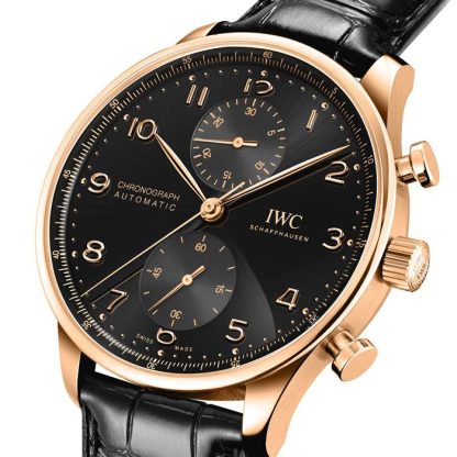 IWC Portugieser Chronograph 41 Obsidian IW371625 - obrazek 3