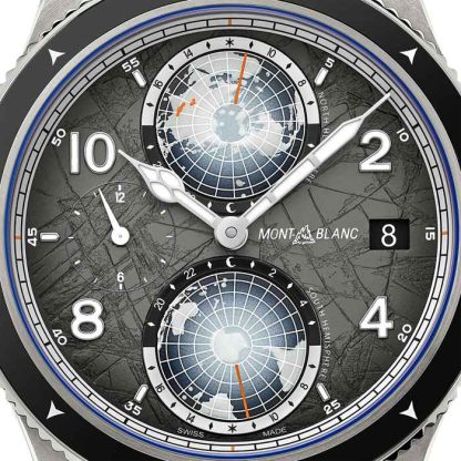 Montblanc 1858 Geoshphere 0 Oxygen The 8000 42mm Zegarek męski 130982 - obrazek 5
