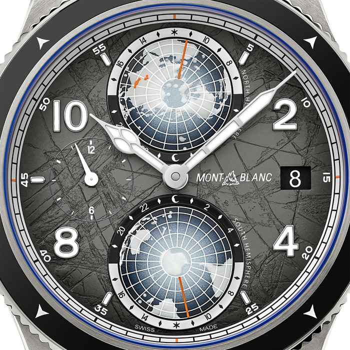 Montblanc 1858 Geoshphere 0 Oxygen The 8000 42mm Zegarek męski 130982 - obrazek 5