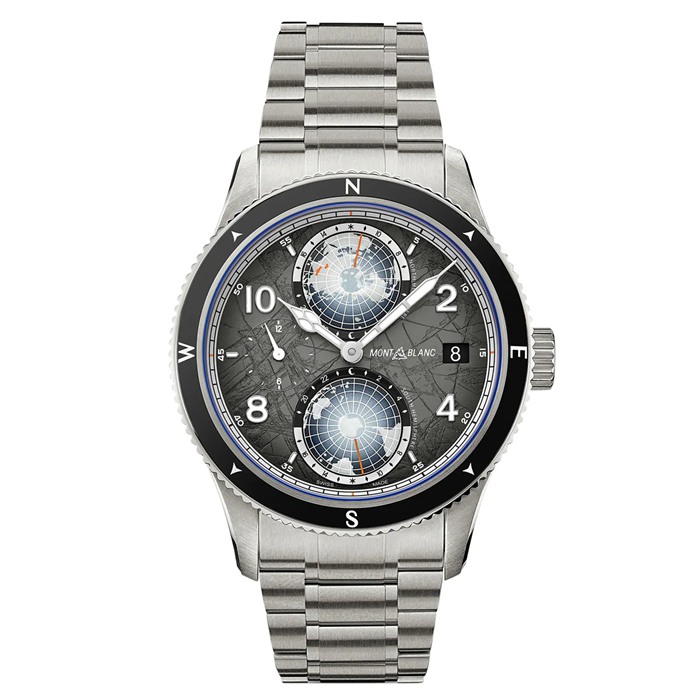 Montblanc 1858 Geoshphere 0 Oxygen The 8000 42mm Zegarek męski 130982
