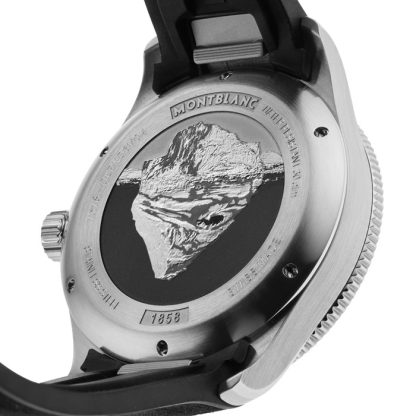 Montblanc 1858 Iced Black Sea 41mm Zegarek męski 129372 - obrazek 3