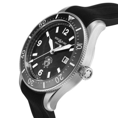 Montblanc 1858 Iced Black Sea 41mm Zegarek męski 129372 - obrazek 5