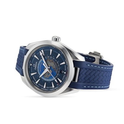 Omega Aqua Terra 150M CoAxial Master Chronometer GMT Worldtimer 43mm O22012432203001 - obrazek 2
