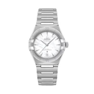 Omega Constellation 29mm stalowy na stalowym zegarku damskim O13110292005001
