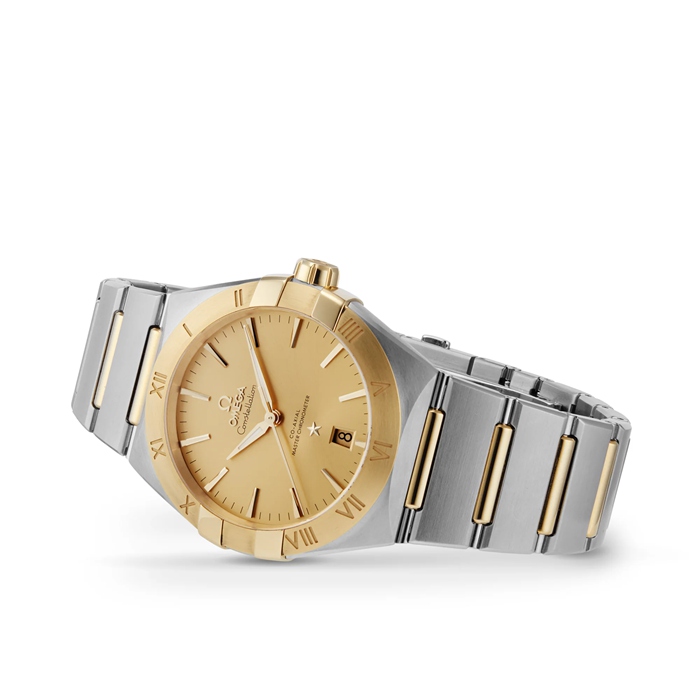 Omega Constellation 39mm Stal - Żółte Złoto Na Stali - Żółte Złoto O13120392008001 - obrazek 2