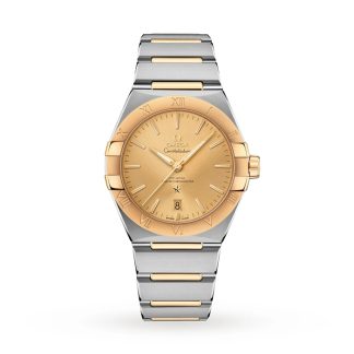 Omega Constellation 39mm Stal - Żółte Złoto Na Stali - Żółte Złoto O13120392008001