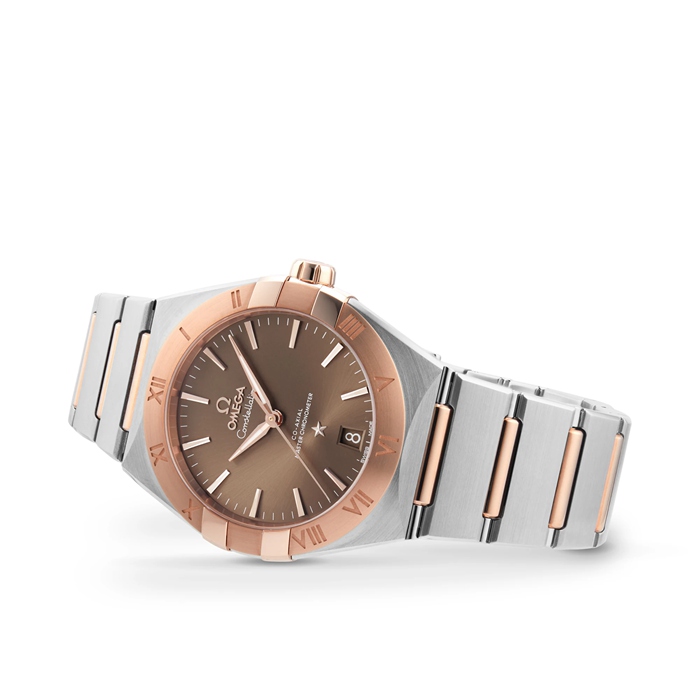 Omega Constellation Co-Axial 36mm Zegarek Męski Brązowy O13120362013001 - obrazek 3