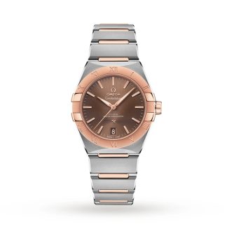 Omega Constellation Co-Axial 36mm Zegarek Męski Brązowy O13120362013001