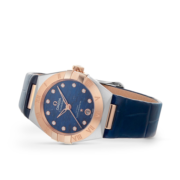 Omega Constellation Co-Axial Master Chronometer 29mm Zegarek damski Niebieski O13123292099003 - obrazek 3