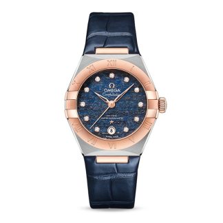 Omega Constellation Co-Axial Master Chronometer 29mm Zegarek damski Niebieski O13123292099003