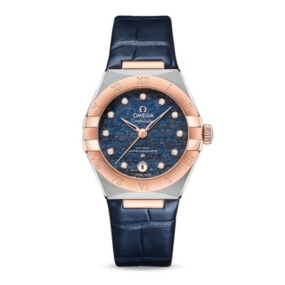 Omega Constellation Co-Axial Master Chronometer 29mm Zegarek damski Niebieski O13123292099003