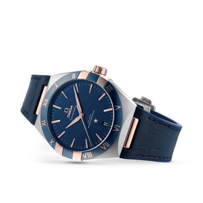 Omega Constellation Co-Axial Master Chronometer 41mm Zegarek męski Niebieski O13123412103001 - obrazek 3