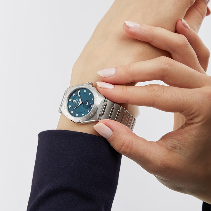 Omega Constellation Co-Axial Master Chronometer Small Seconds 34mm Zegarek damski O13110342053001 - obrazek 3