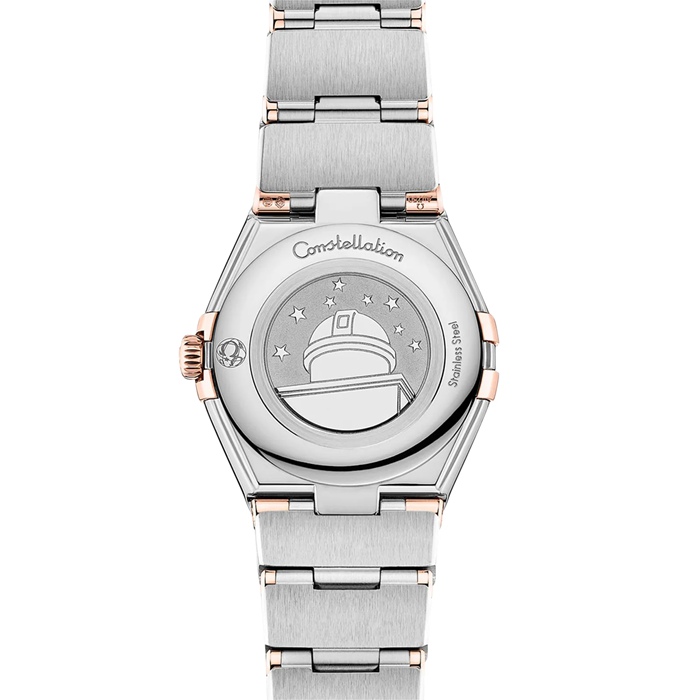 Omega Constellation Sedna Gold 25mm zegarek damski fioletowy O13125256060002 - obrazek 4