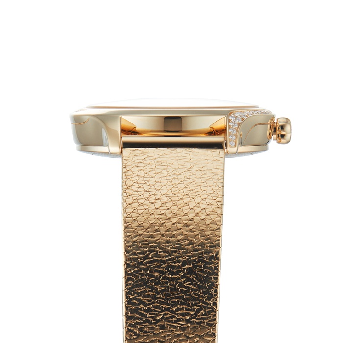 Omega De Ville Mini Trésor Quartz 26mm Moonshine™ Gold O42855266099001 - obrazek 4