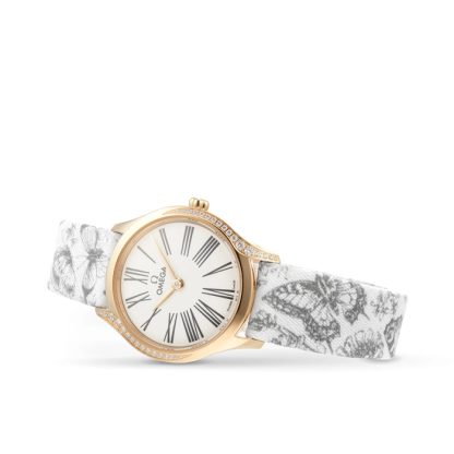 Omega De Ville Mini Trésor Quartz 26mm Moonshine™ Gold O42857266004002 - obrazek 3