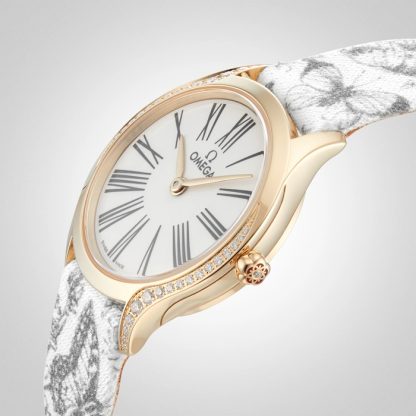Omega De Ville Mini Trésor Quartz 26mm Moonshine™ Gold O42857266004002 - obrazek 5