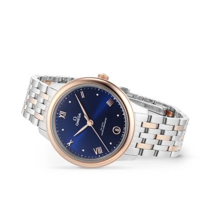 Omega De Ville Prestige 34mm Zegarek damski Niebieski O43420342003001 - obrazek 3