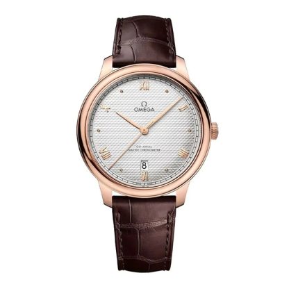 Omega De Ville Prestige 40mm Zegarek Męski Srebrny O43453402002001